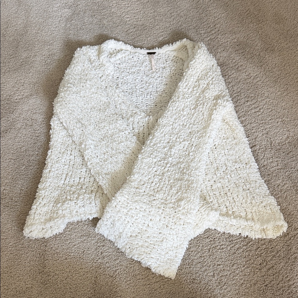 Free people Cozy Cream Plush Women's Sweater - Brand Unspecified